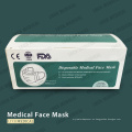 Máscara facial quirúrgica desechable máscara protectora 3ply